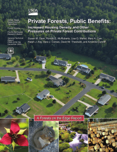 Private Forests, Public Benefits: Increased Housing Density and Other