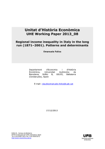 Unitat d’Història Econòmica  UHE Working Paper 2013_08