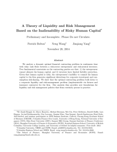 A Theory of Liquidity and Risk Management