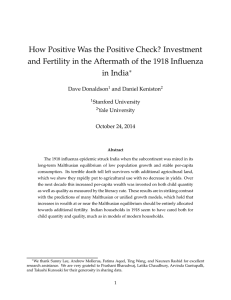 How Positive Was the Positive Check? Investment in India