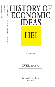 HISTORY OF ECONOMIC IDEAS HEI
