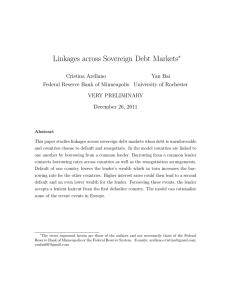 Linkages across Sovereign Debt Markets