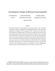 Accounting for Changes in Between-Group Inequality