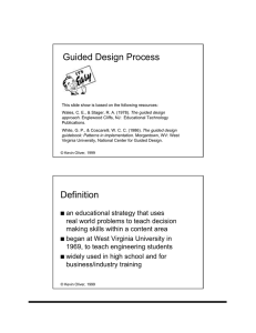 Guided Design Process