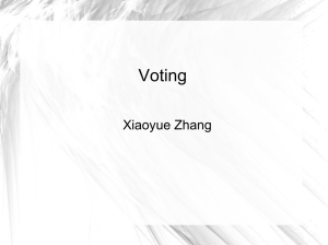 Voting Xiaoyue Zhang