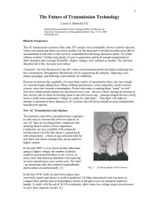 The Future of Transmission Technology  1 Lionel