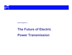 i The Future of Electric Power Transmission MOD