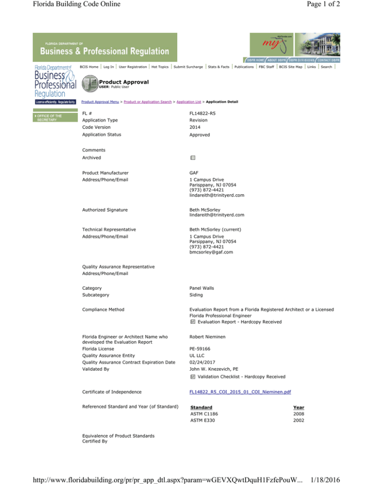 Page 1 of 2 Florida Building Code Online