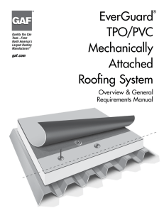 EverGuard TPO/PVC Mechanically Attached