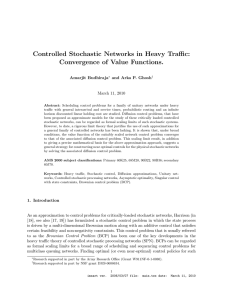 Controlled Stochastic Networks in Heavy Traffic: Convergence of Value Functions. Amarjit Budhiraja