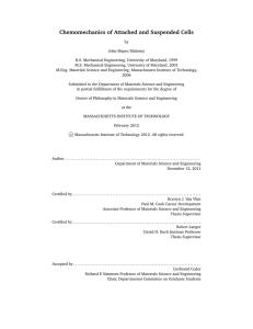 Chemomechanics of Attached and Suspended Cells