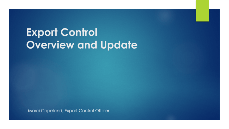 export-controls-update