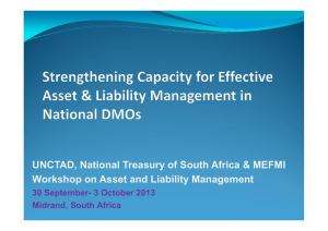 UNCTAD, National Treasury of South Africa &amp; MEFMI Midrand, South Africa