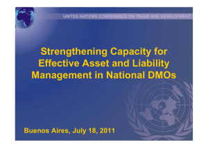 Strengthening Capacity for Effective Asset and Liability Management in National DMOs