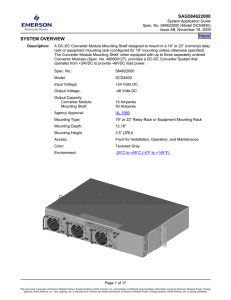 SAG584622000 SYSTEM OVERVIEW