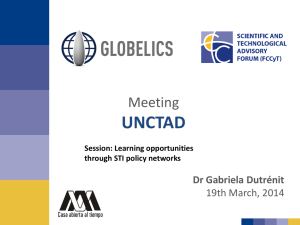 UNCTAD Meeting  Dr Gabriela Dutrénit