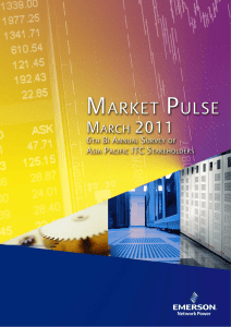   IT&amp;C Market Pulse  Bi Annual poll IT&amp;C Infrastructure Professionals  March 2011 