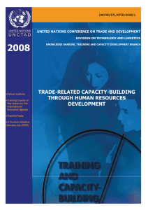 UNITED NATIONS CONFERENCE ON TRADE AND DEVELOPMENT