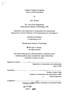 Adaptive  Trajectory  Targeting 6-DOF by Alan  Thomas