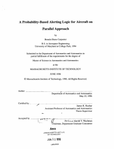 A Probability-Based  Alerting  Logic  for Aircraft on