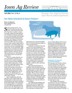 S Iowa Ag Review Are More Livestock in Iowa’s Future?