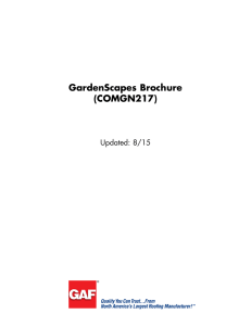 GardenScapes Brochure (COMGN217) Updated: 8/15