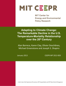 Adapting to Climate Change: The Remarkable Decline in the U.S. Temperature-Mortality Relationship