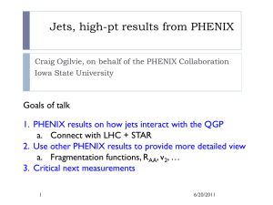 Jets, high-pt results from PHENIX