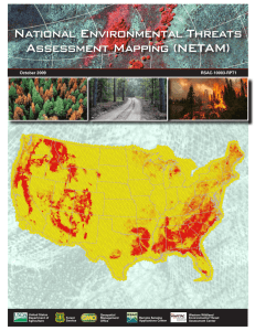 National Environmental Threats Assessment Mapping (NETAM) October 2009 RSAC-10003-RPT1