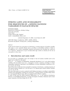 STRONG LAWS AND SUMMABILITY FOR SEQUENCES OF ϕ-MIXING RANDOM