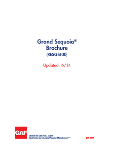 Grand Sequoia Brochure (RESGS100) Updated: 6/14