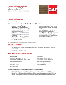 PRODUCT INFORMATION SHEET  PRODUCT INFORMATION Royal Sovereign