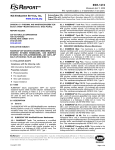 ESR-1274 www.icc-es.org ICC Evaluation Service, Inc. Reissued April 1, 2008