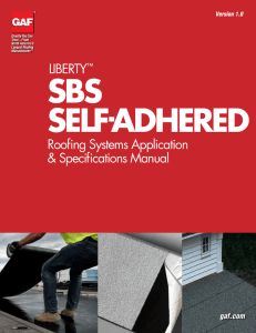 SBS SELF-ADHERED  LIBERTY