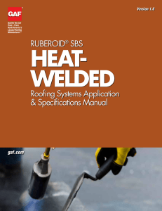 HEAT- WELDED  RUBEROID