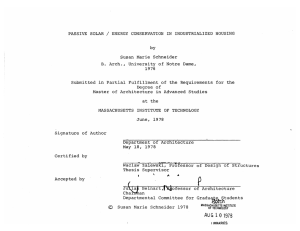 PASSIVE  SOLAR HOUSING