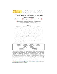 A Graph Drawing Application to Web Site Traffic Analysis Walter Didimo