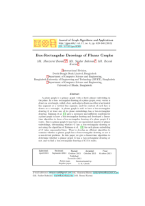 Box-Rectangular Drawings of Planar Graphs Journal of Graph Algorithms and Applications