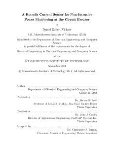 A Retrofit Current Sensor for Non-Intrusive Daniel Robert Vickery