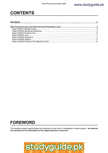 CONTENTS www.studyguide.pk