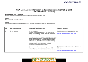 www.studyguide.pk AS/A Level Applied Information and Communication Technology 9713