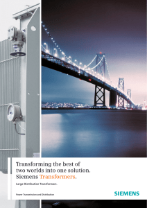 Transforming the best of two worlds into one solution. Siemens .