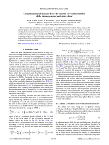 Using fundamental measure theory to treat the correlation function