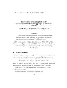 Iterations of asymptotically pseudocontractive mappings in Banach spaces