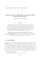Proper curvature collineations in non-static plane symmetric space-times Ghulam Shabbir, M. Ramzan