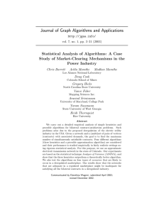 Journal of Graph Algorithms and Applications Power Industry
