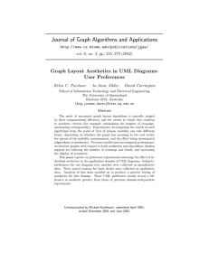 Journal of Graph Algorithms and Applications User Preferences