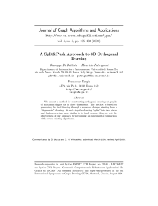Journal of Graph Algorithms and Applications Drawing