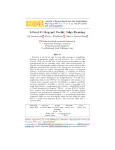 1-Bend Orthogonal Partial Edge Drawing Journal of Graph Algorithms and Applications