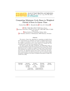 Computing Minimum Cycle Bases in Weighted Partial 2-Trees in Linear Time